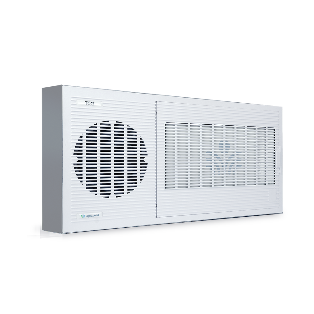 Lightspeed TCQ Ceiling mounted speaker for instructional audio in the classroom