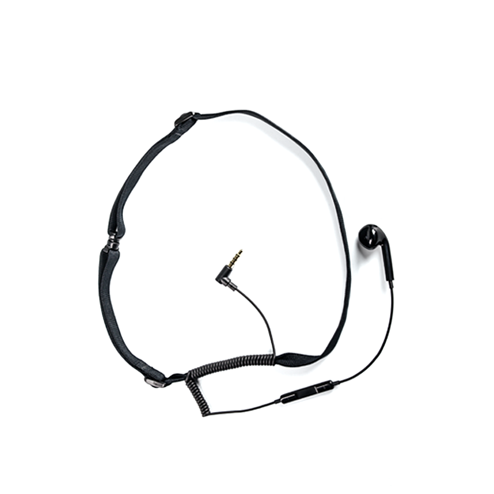 Flexmike Earbud Lanyard for two way communication through Lightspeed Instructional Audio