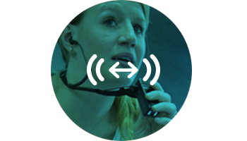 2 Way Calling Circle Icon